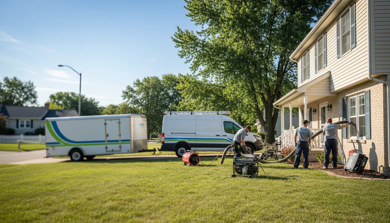 Flooded Basement Restoration And Cleanup With Repair in Vining, MN near me